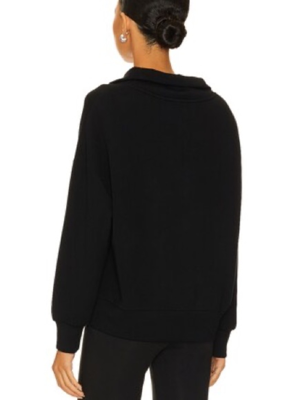 🌻Varley Black Hawley Half-Zip Sweatshirt Women's Size Medium - Picture 6 of 9